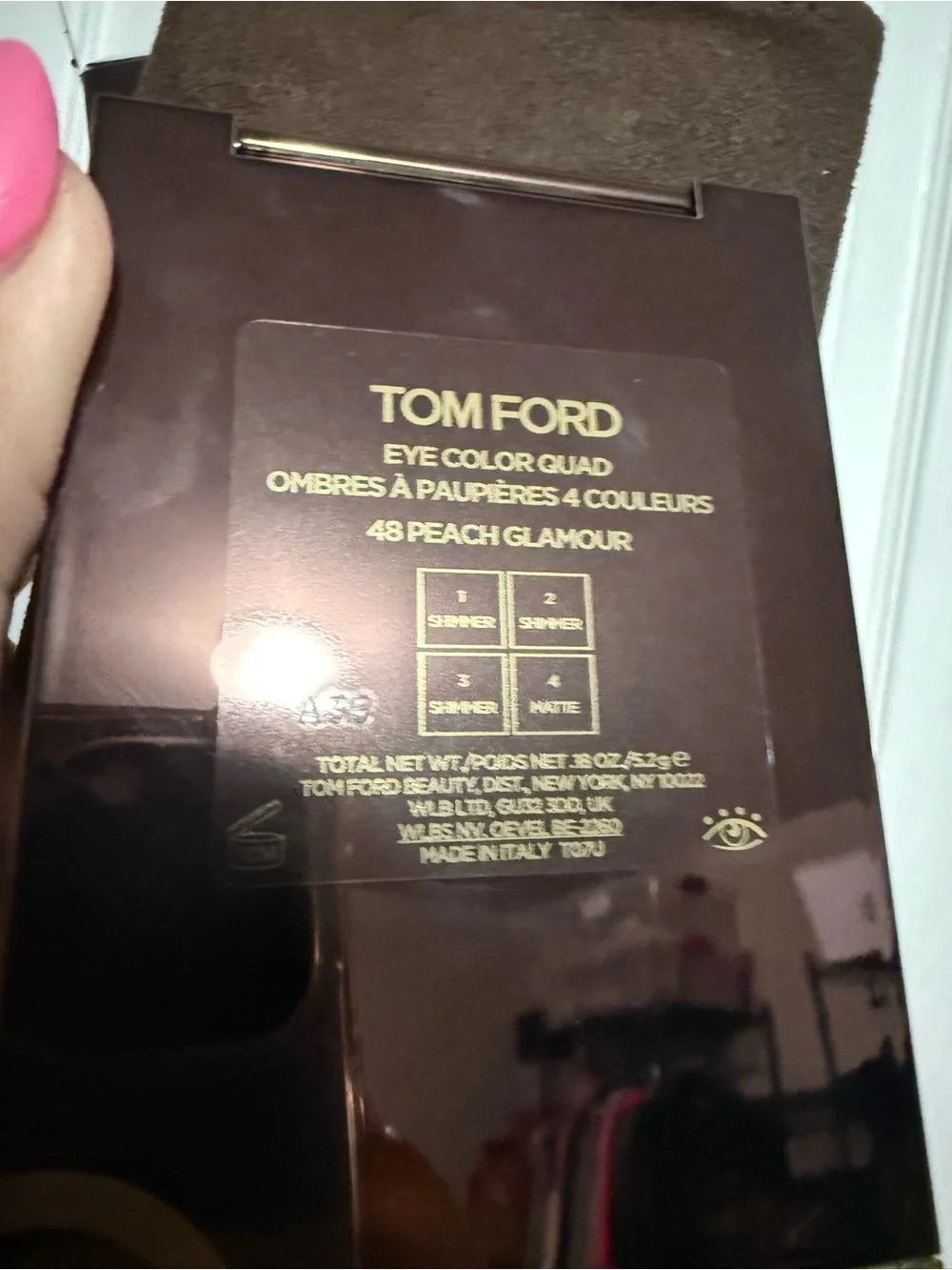 Tom Ford Eyeshadow Quad pallet with dust bag